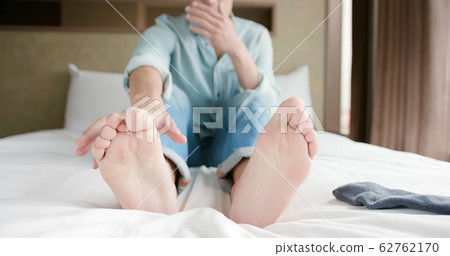 man with athlete foot man with athlete foot 62762170