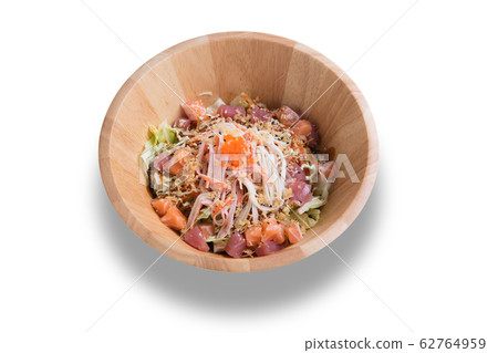 Japanese food sashimi salad Japanese food sashimi salad 62764959