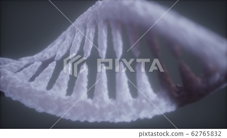 bright particulate 3D rendered DNA 62765832