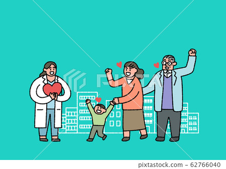 Social security in flat design, welfare benefits symbols illustration 008 Social security in flat design, welfare benefits symbols illustration 008 62766040