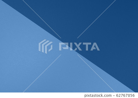 Background in trendy blue colors. Fashionable paper. Top view. Minimal concept. Trendy monochrome color 62767856