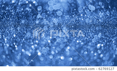 Holiday abstract texture. Christmas card with copy space. Сlassic blue background bokeh, defocused lights. Holiday abstract texture. Christmas card with copy space. Сlassic blue background bokeh, defocused lights. 62769127