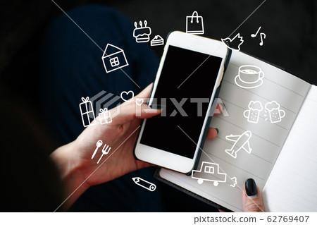 Smartphone, calendar 62769407