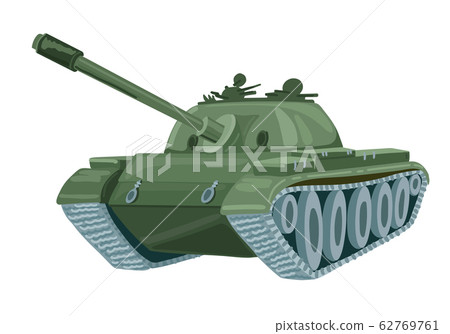 Military tank. Vector on white isolated background 62769761