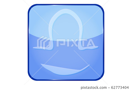 12 constellation blue icons: vector illustration: Libra 62773404