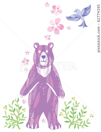 Spring animal illustration 62774395