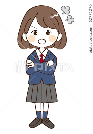 女人,學生,生氣 女人,學生,生氣 62775270