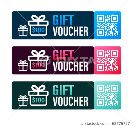 Promo Code Vector Gift Voucher With Coupon Code Stock Illustration 62776737 Pixta