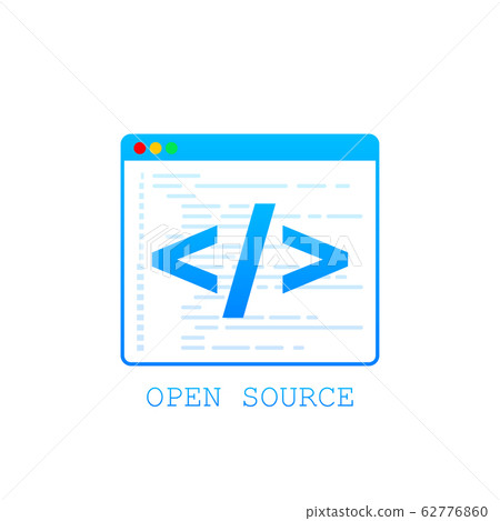 Open Source icon. Open Source symbol design from.-插圖素材 [62776860] - PIXTA圖庫