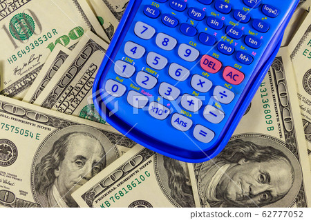 Calculator on american one hundred dollar bills Calculator on american one hundred dollar bills 62777052