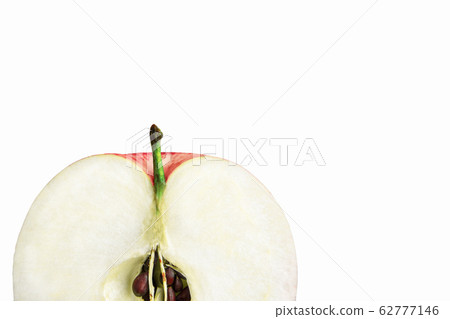 Cut apple part on white isolated background. Cut apple part on white isolated background. 62777146