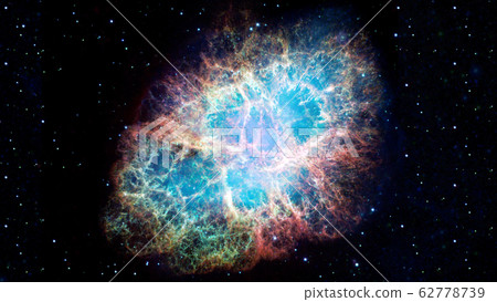 Infinite space background with nebulas and stars. Infinite space background with nebulas and stars. 62778739