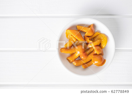 Pickled mushrooms. Marinated mushrooms. 62778849