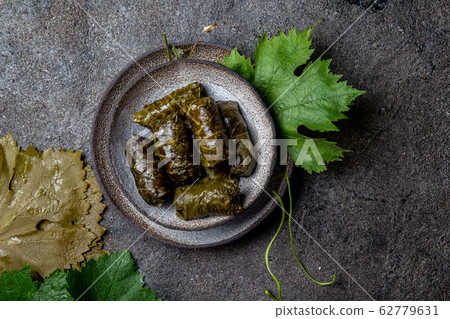 Traditional Middle Eastern dolma or tolma. Grape 62779631