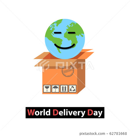World Delivery Day. - Stock Illustration [62781668] - PIXTA