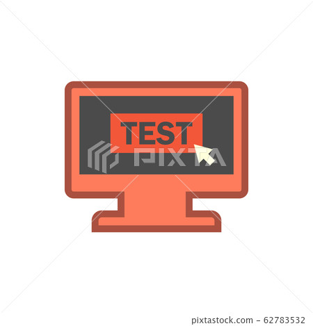 computer test icon - Stock Illustration [62783532] - PIXTA