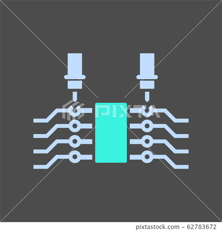 microchip testing icon 62783672