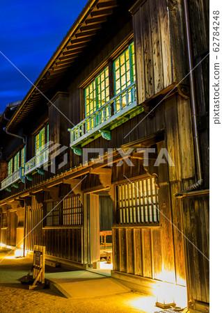 Dejima, Nagasaki Night view of the remains of the Waran Trading House [Nagasaki City] 62784248