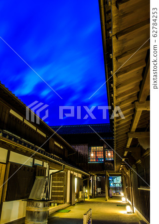 Dejima, Nagasaki Night view of the remains of the Waran Trading House [Nagasaki City] 62784253