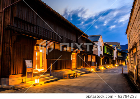 長崎出島沃蘭商社遺骸的夜景[長崎市] 62784258