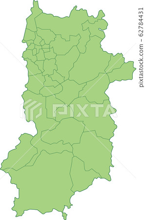 Map of Nara prefecture_by municipality 62784431