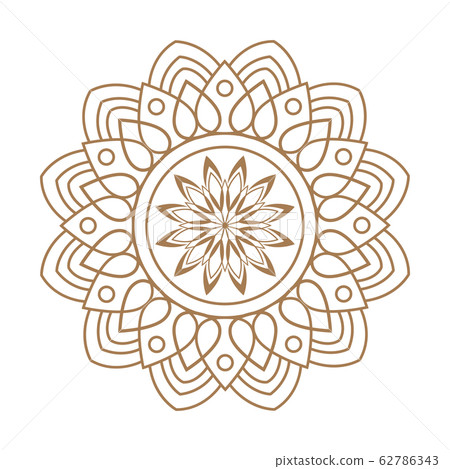 Circular pattern of mandala Circular pattern of mandala 62786343