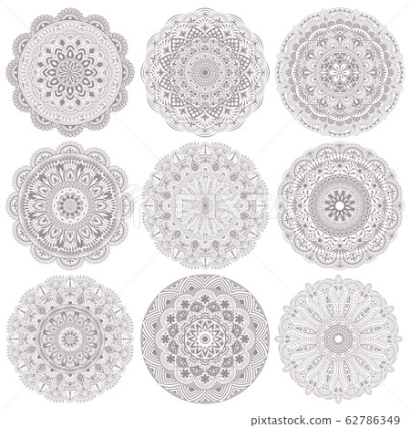 Circular pattern of mandala 62786349