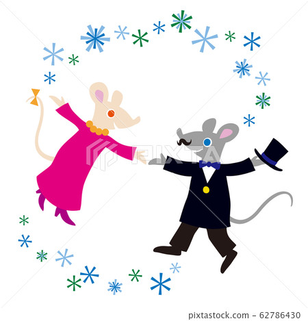 Mouse 1 / Dance / Illustration - Stock Illustration [62786430] - PIXTA