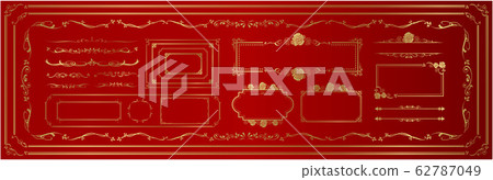 decorative border, frame, flower 62787049