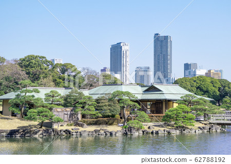 Tokyo Hamarikyu Garden Oizumi Nakajima teahouse Tokyo Hamarikyu Garden Oizumi Nakajima teahouse 62788192