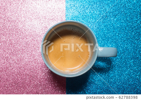 one cup coffee bright pink blue brilliant paper one cup coffee bright pink blue brilliant paper 62788398
