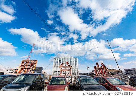 Sendai Station Rooftop Parking Station Name Sign 62788819