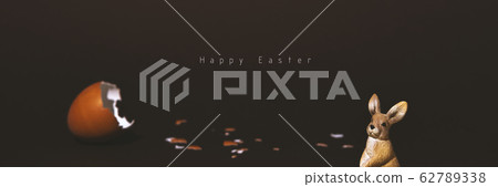 Easter egg and bunny Easter egg and bunny 62789338