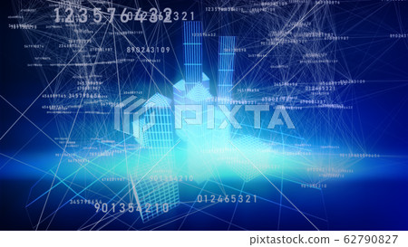 Abstract buildings and Plexus connections 62790827