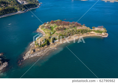 野島(愛媛縣今治市/ Shimanami Kaido)鳥瞰圖 野島(愛媛縣今治市/ Shimanami Kaido)鳥瞰圖 62790982