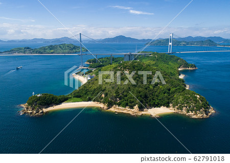 Mashima and Kurushima Strait (Shimana Kaido) Aerial photography Mashima and Kurushima Strait (Shimana Kaido) Aerial photography 62791018
