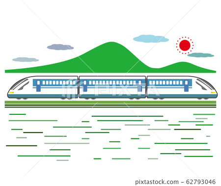 新幹線火車火車火車圖標 62793046
