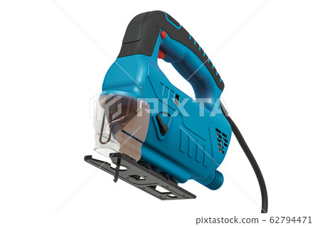 Power jigsaw, 3D rendering 62794471
