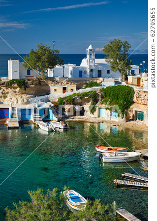 Mandrakia village in Milos island, Greece Mandrakia village in Milos island, Greece 62795655