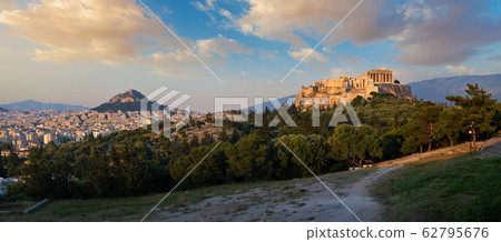 Iconic Parthenon Temple at the Acropolis of Athens, Greece 62795676