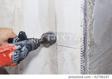 drill hole for electrical outlet outlet, special drill hole for electrical outlet outlet, special 62796287