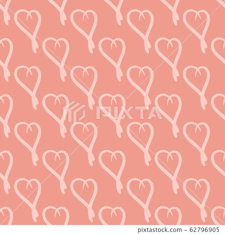 Seamless stylish pattern with pastel hand drawn hearts. Vector Seamless stylish pattern with pastel hand drawn hearts. Vector 62796905