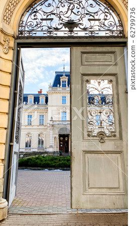 Potocki Palace in Lviv. Baroque palace. Winter Potocki Palace in Lviv. Baroque palace. Winter 62799736