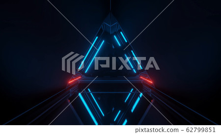 3d illustration background wallpaper of a beautiful futuristic triangle tunnel with reflective glass or water botttom, sci-fi tunnel corridor 3d rendering with cool reflections 3d rendering 3d illustration background wallpaper of a beautiful futuristic triangle tunnel with reflective glass or water botttom, sci-fi tunnel corridor 3d rendering with cool reflections 3d rendering 62799851