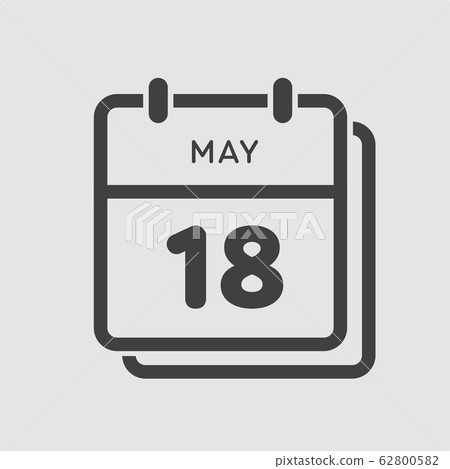 Calendar day 18 May, days of the year Calendar day 18 May, days of the year 62800582