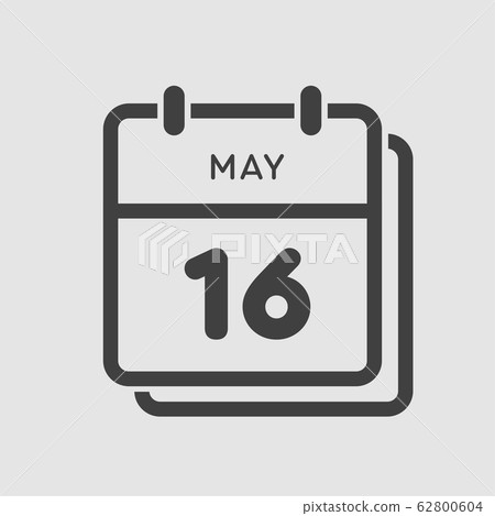 Calendar day 16 May, days of the year 62800604