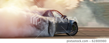 Car drifting, Blurred  image diffusion race drift 62800980