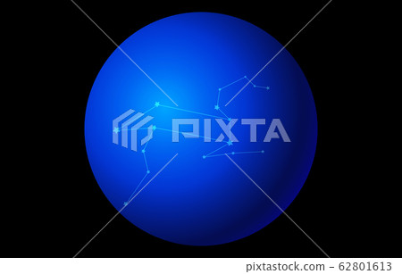 12 constellation blue icons: vector illustration: lion 12 constellation blue icons: vector illustration: lion 62801613