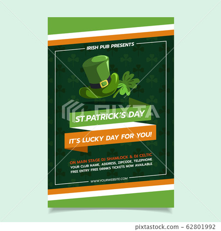 Saint Patrick s Day Poster, Brochure, Holiday 62801992