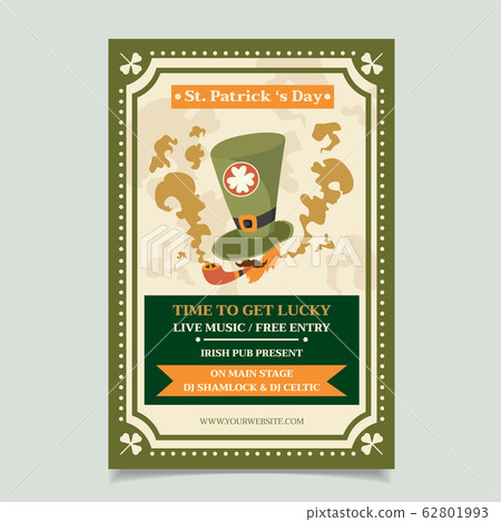 Saint Patrick s Day Poster, Brochure, Holiday Saint Patrick s Day Poster, Brochure, Holiday 62801993